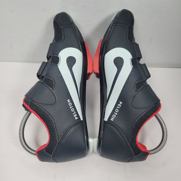 Peloton Cycling Spin Women's Black White Red Shoes US Size 10 EU 41 - Picture 6 of 8